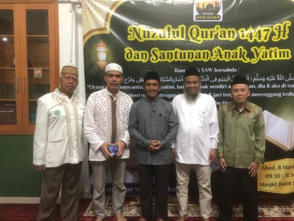 Kegiatan Nuzulul Qur’an Masjid Baitil Makmur: Penuh Kebersamaan & Santunan Anak Yatim